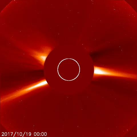 Image of solar wind