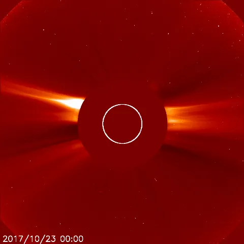 Image of solar wind