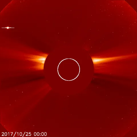 Image of solar wind