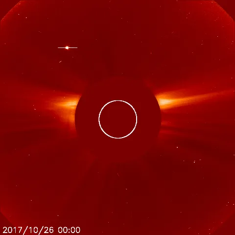 Image of solar wind