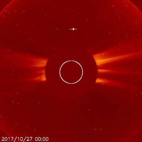 Image of solar wind