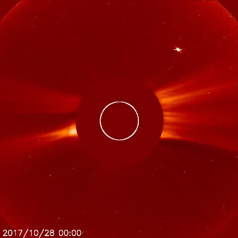 Image of solar wind