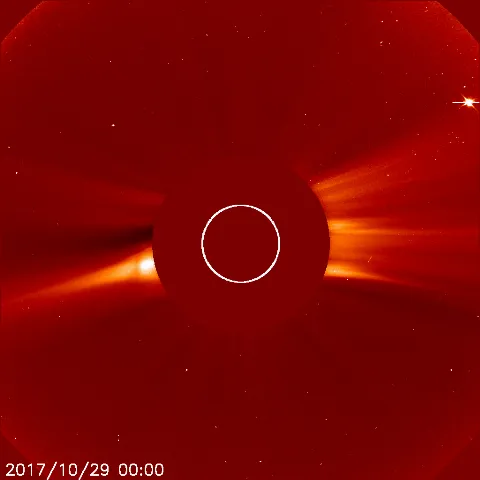 Image of solar wind