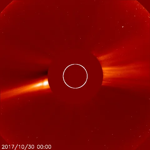 Image of solar wind