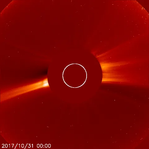 Image of solar wind