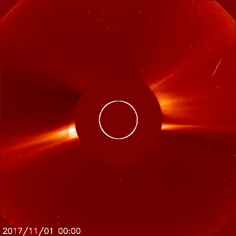 Image of solar wind