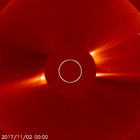 Image of solar wind