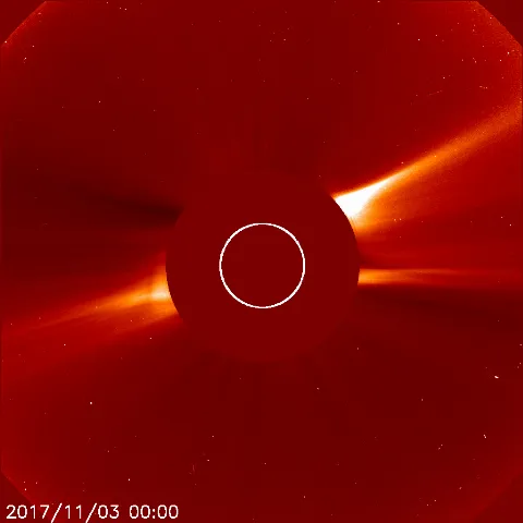 Image of solar wind