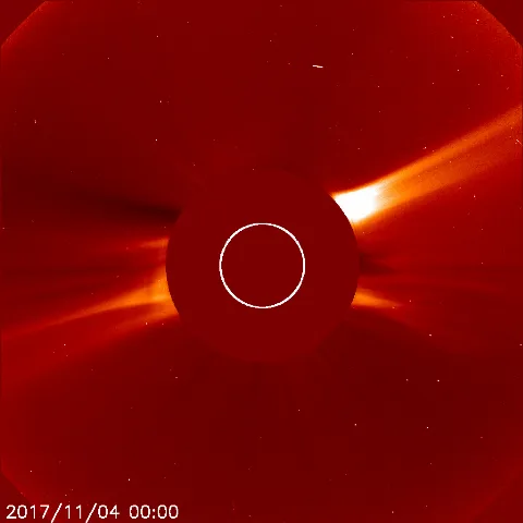 Image of solar wind