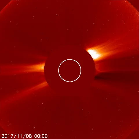 Image of solar wind