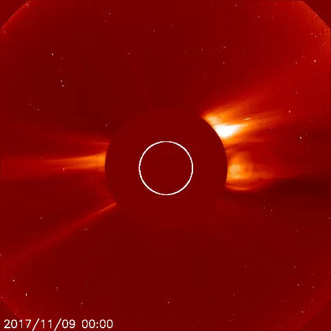 Image of solar wind