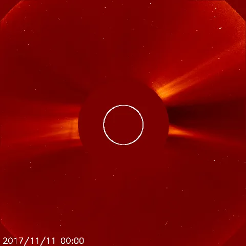 Image of solar wind