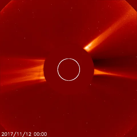 Image of solar wind