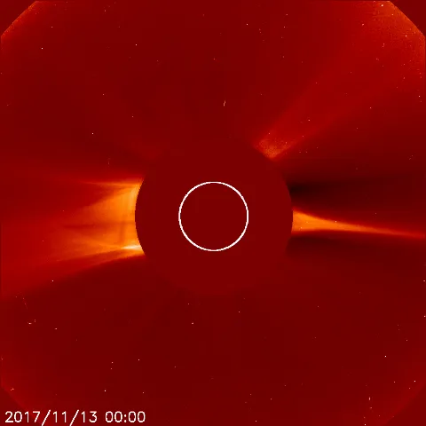 Image of solar wind