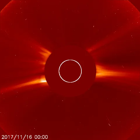 Image of solar wind