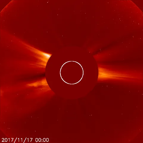 Image of solar wind