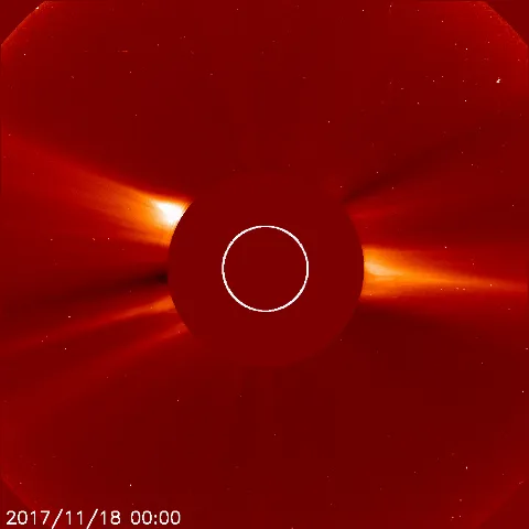 Image of solar wind