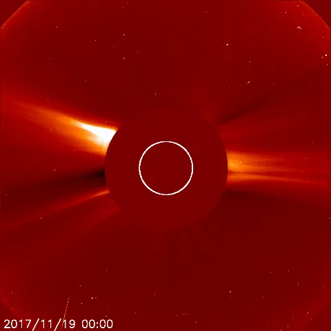 Image of solar wind