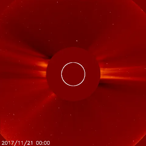 Image of solar wind