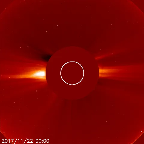 Image of solar wind