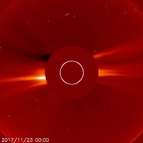 Image of solar wind