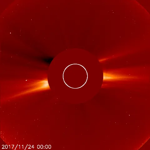 Image of solar wind