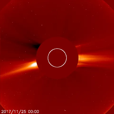 Image of solar wind