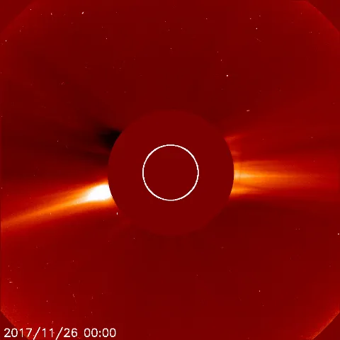 Image of solar wind