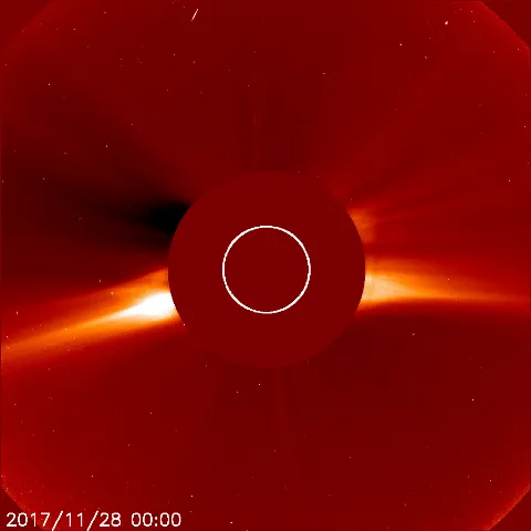 Image of solar wind