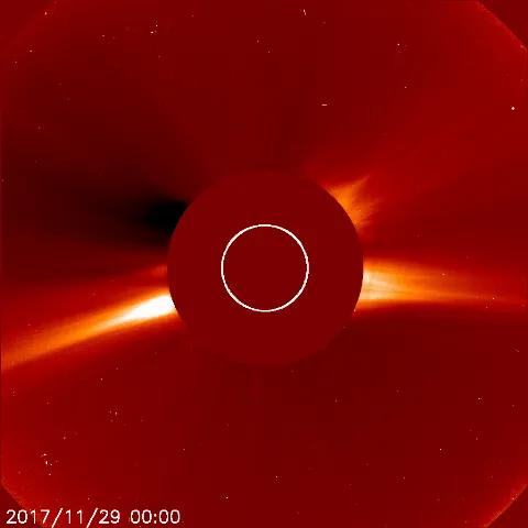 Image of solar wind