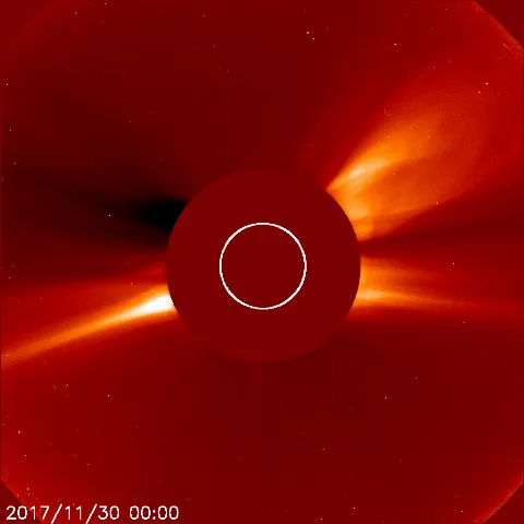 Image of solar wind