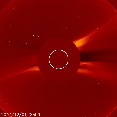 Image of solar wind