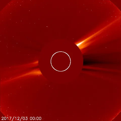 Image of solar wind