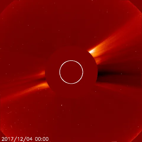 Image of solar wind