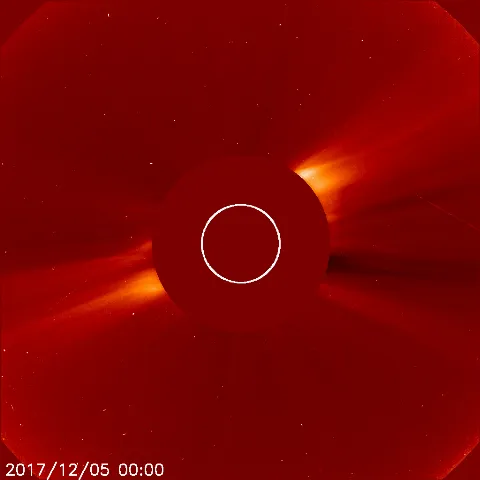 Image of solar wind