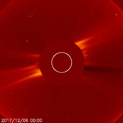 Image of solar wind