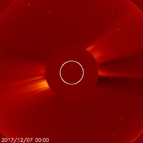 Image of solar wind