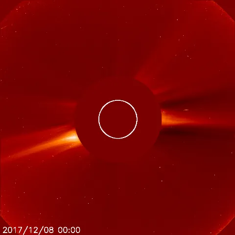 Image of solar wind