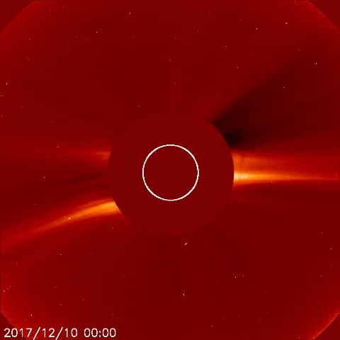 Image of solar wind