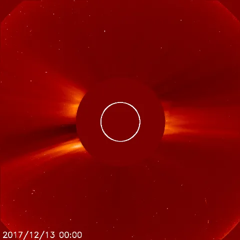 Image of solar wind