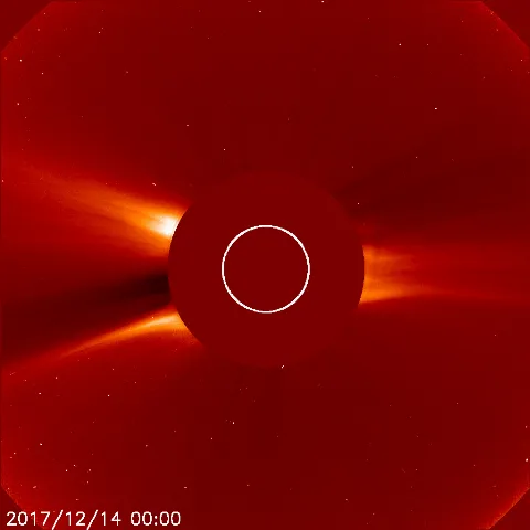 Image of solar wind