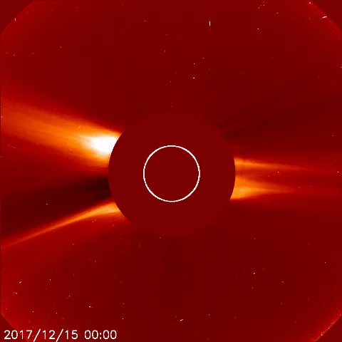 Image of solar wind