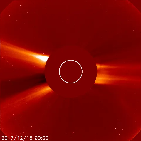 Image of solar wind