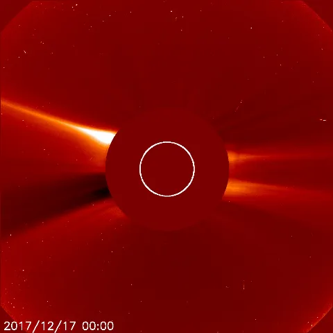 Image of solar wind