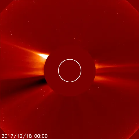 Image of solar wind