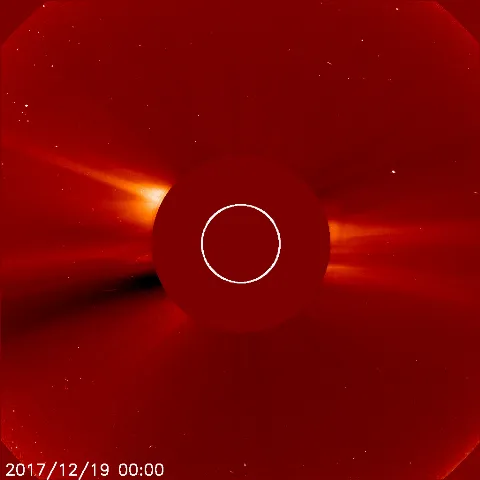 Image of solar wind