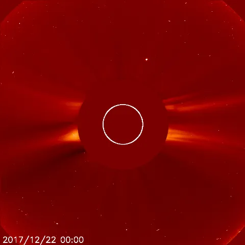 Image of solar wind