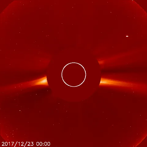 Image of solar wind