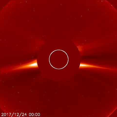 Image of solar wind