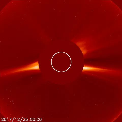 Image of solar wind